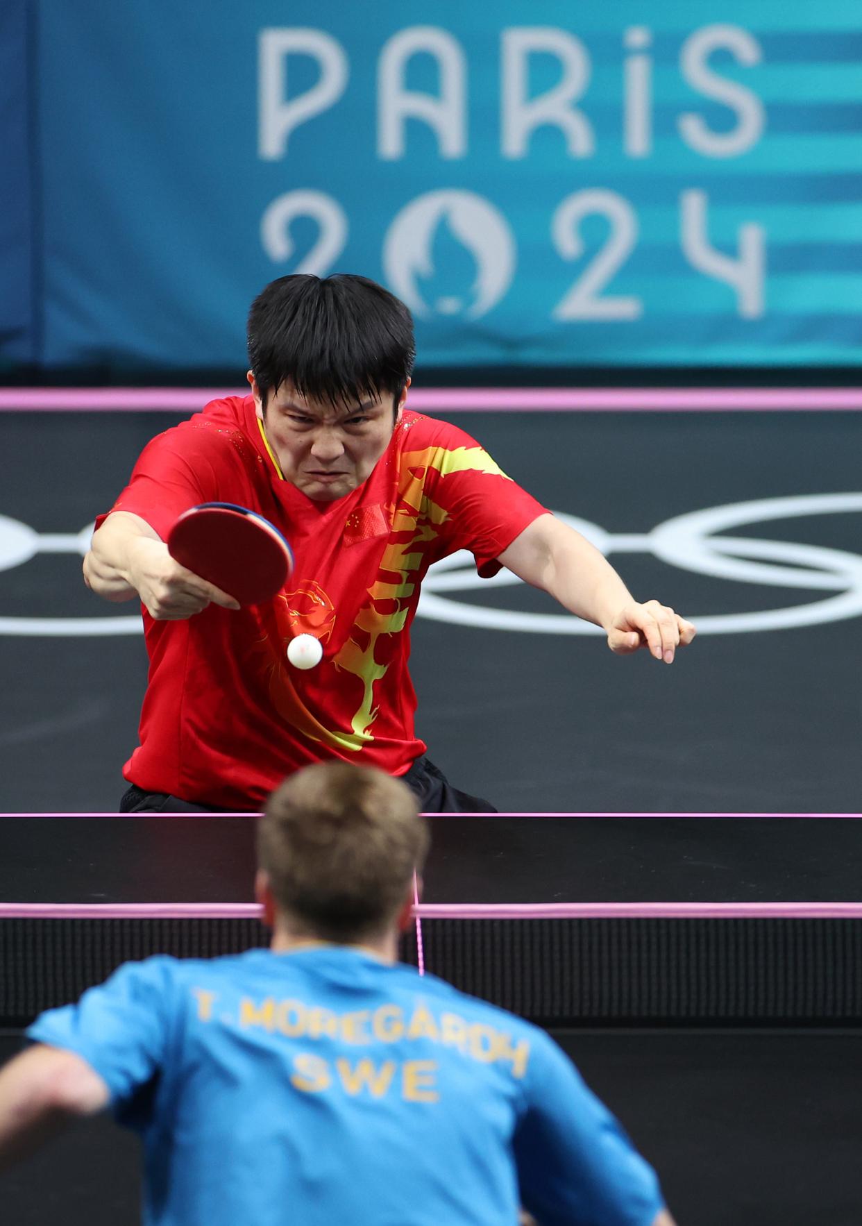 奥地利队碾压韩国队,樊振东高光表现 奥地利队碾压韩国队,樊振东高光表现